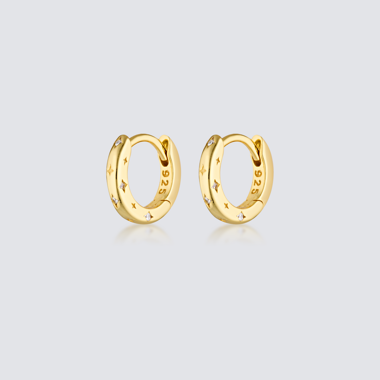 Stardust Huggies in Gold