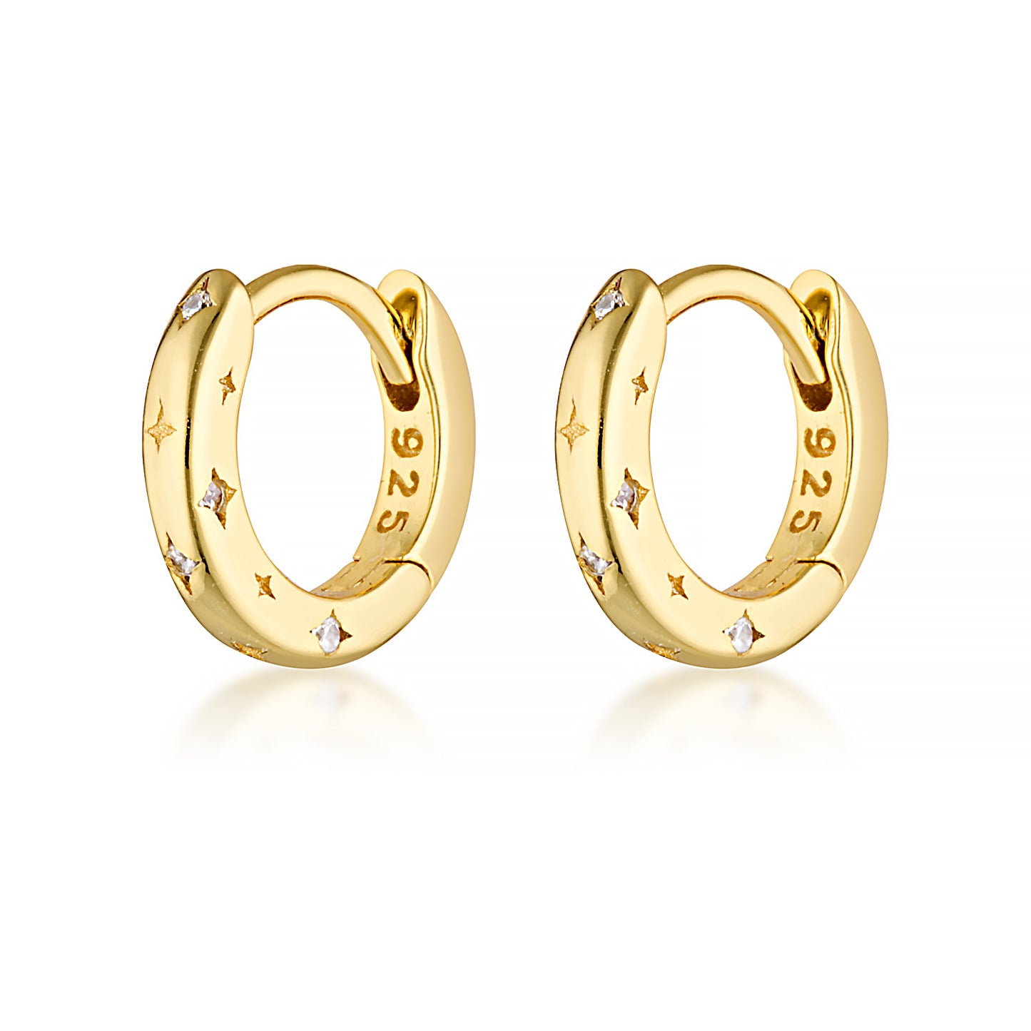Stardust Huggies in Gold
